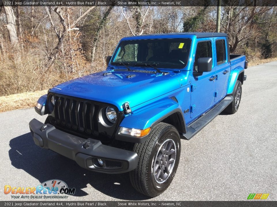 2021 Jeep Gladiator Overland 4x4 Hydro Blue Pearl / Black Photo #3