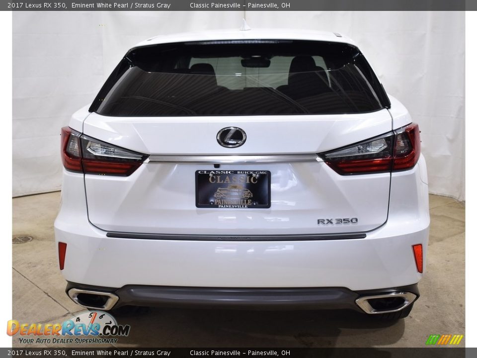 2017 Lexus RX 350 Eminent White Pearl / Stratus Gray Photo #4