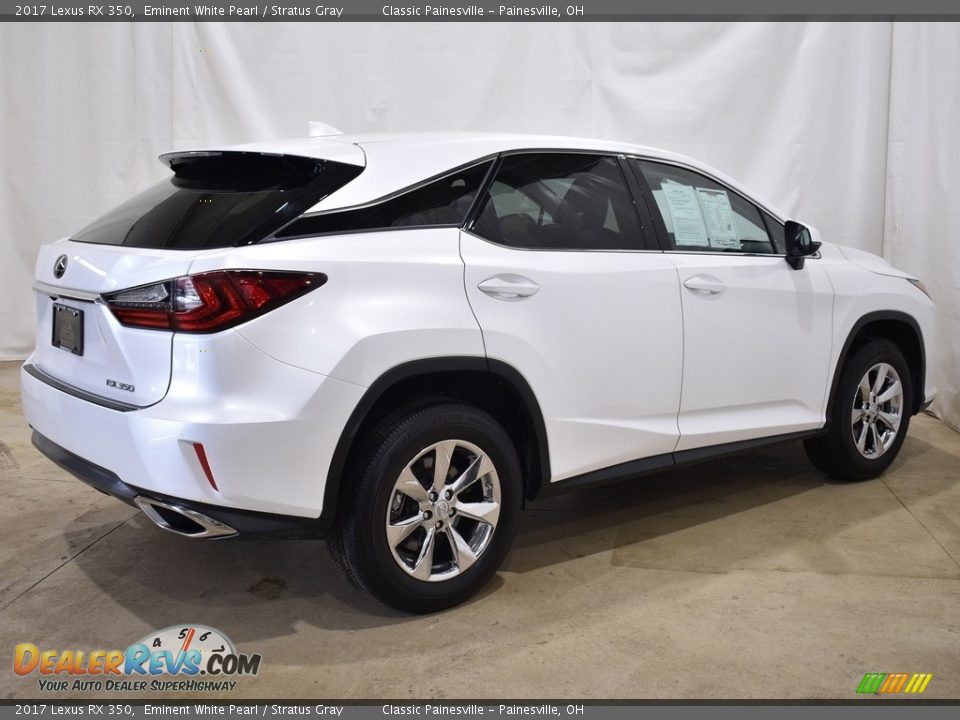 2017 Lexus RX 350 Eminent White Pearl / Stratus Gray Photo #5