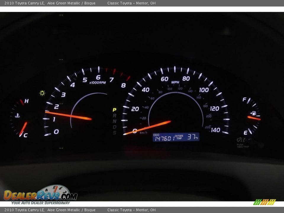 2010 Toyota Camry LE Aloe Green Metallic / Bisque Photo #8