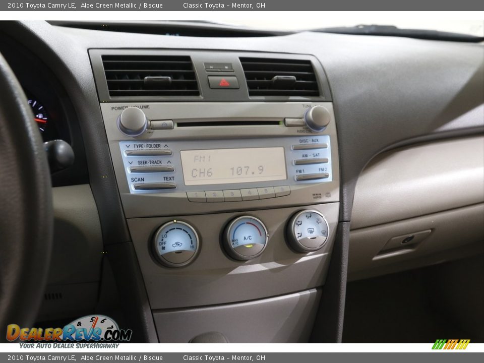 2010 Toyota Camry LE Aloe Green Metallic / Bisque Photo #9