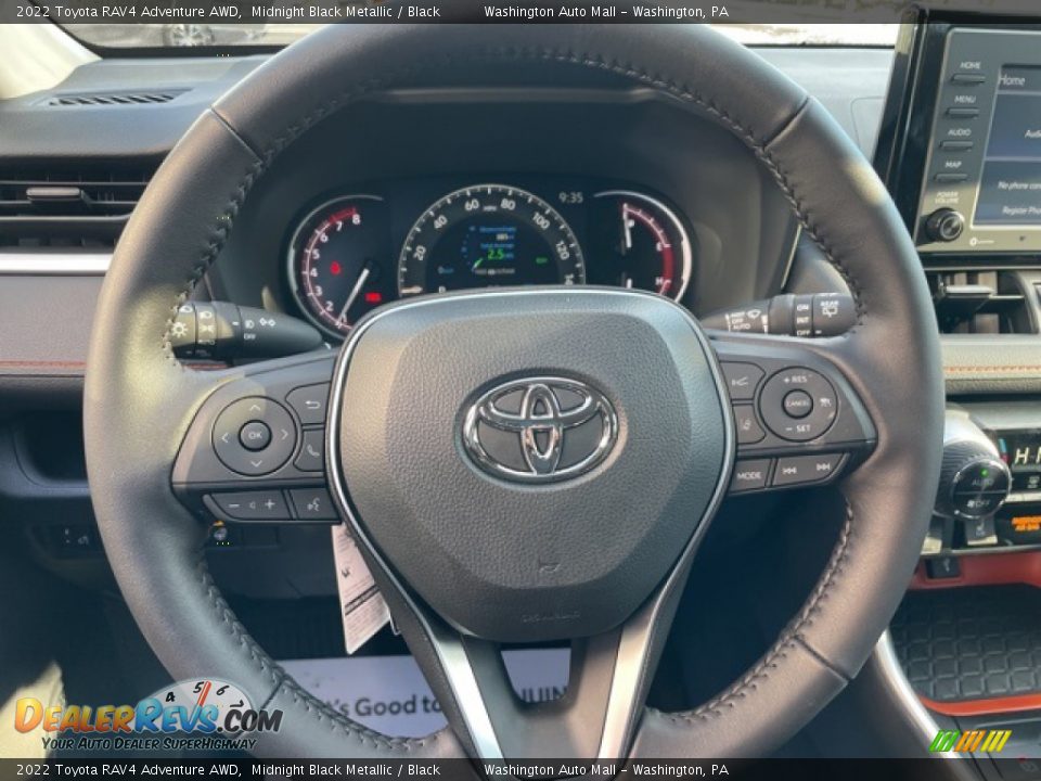 2022 Toyota RAV4 Adventure AWD Steering Wheel Photo #10