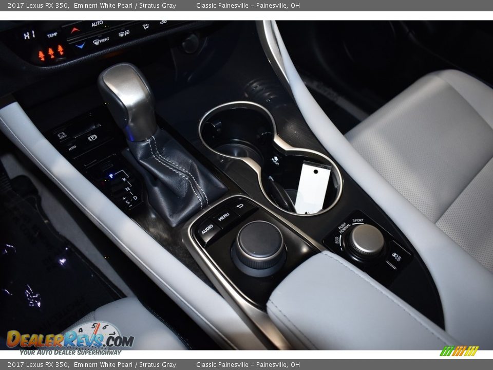 2017 Lexus RX 350 Eminent White Pearl / Stratus Gray Photo #15