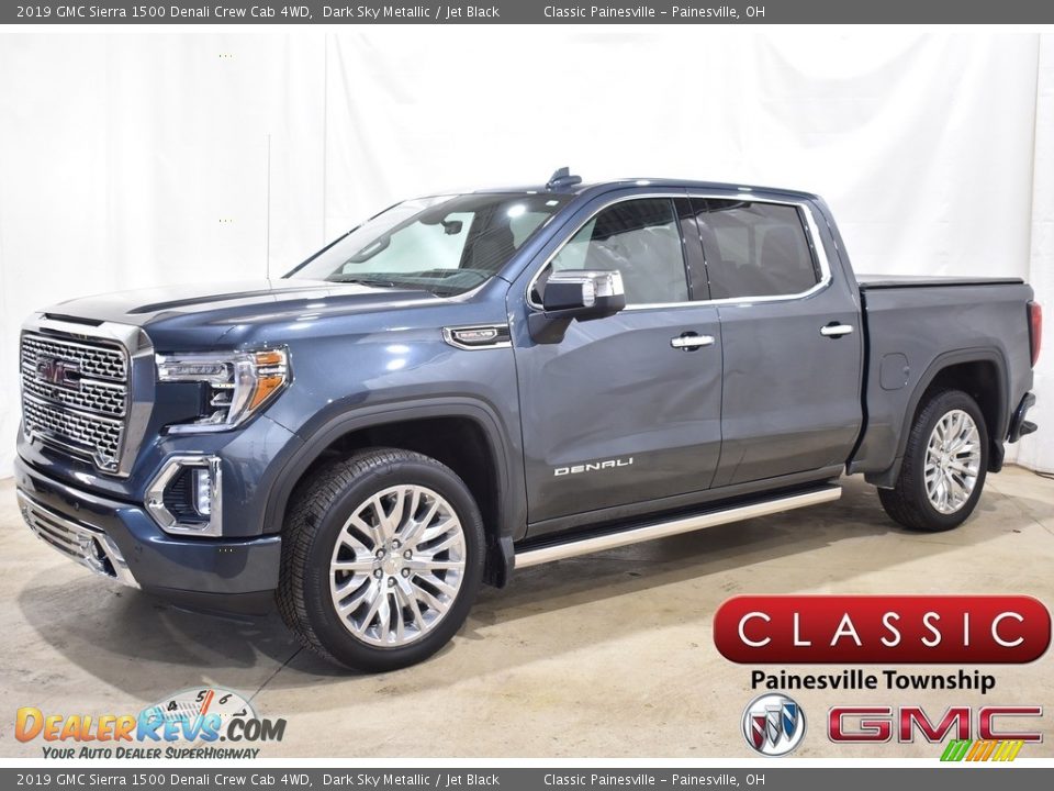 2019 GMC Sierra 1500 Denali Crew Cab 4WD Dark Sky Metallic / Jet Black Photo #1