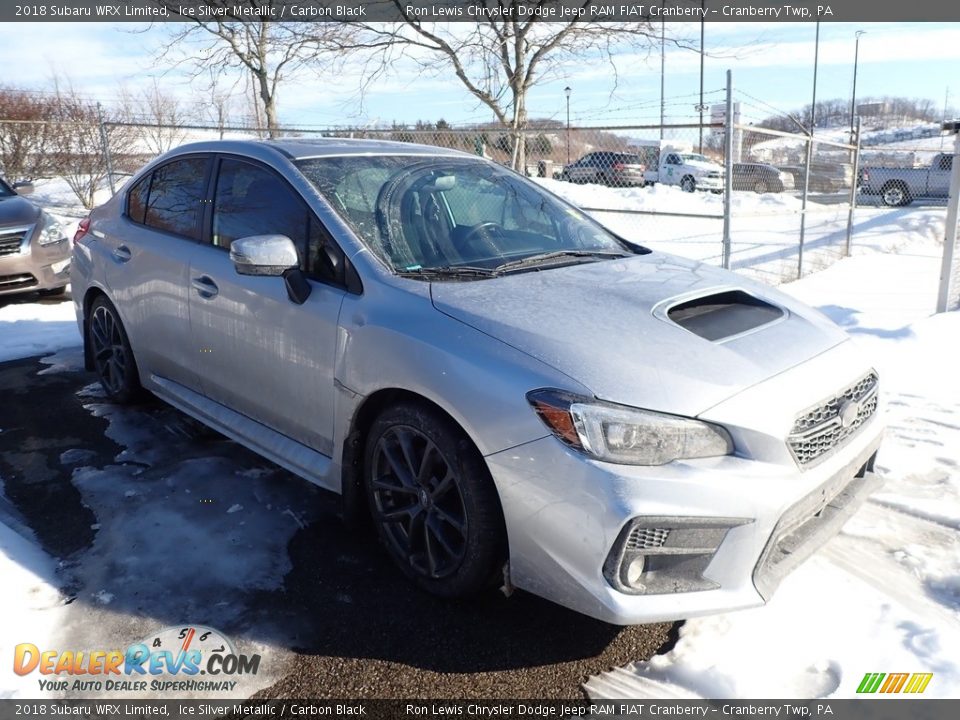 2018 Subaru WRX Limited Ice Silver Metallic / Carbon Black Photo #2