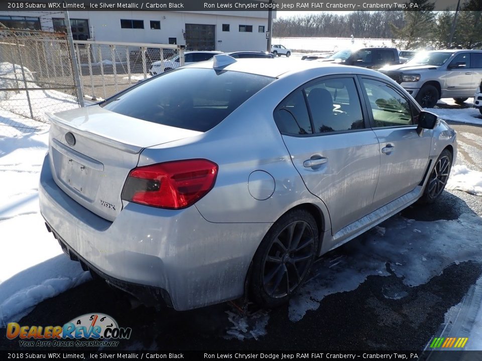 2018 Subaru WRX Limited Ice Silver Metallic / Carbon Black Photo #4