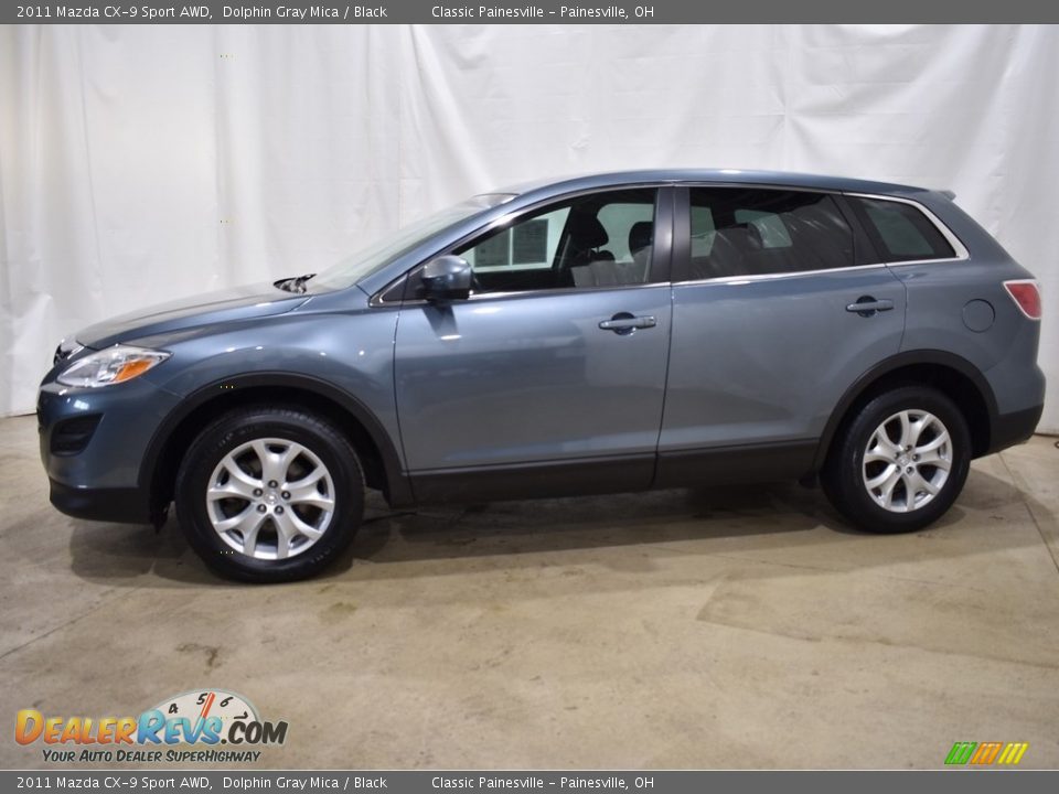 2011 Mazda CX-9 Sport AWD Dolphin Gray Mica / Black Photo #2