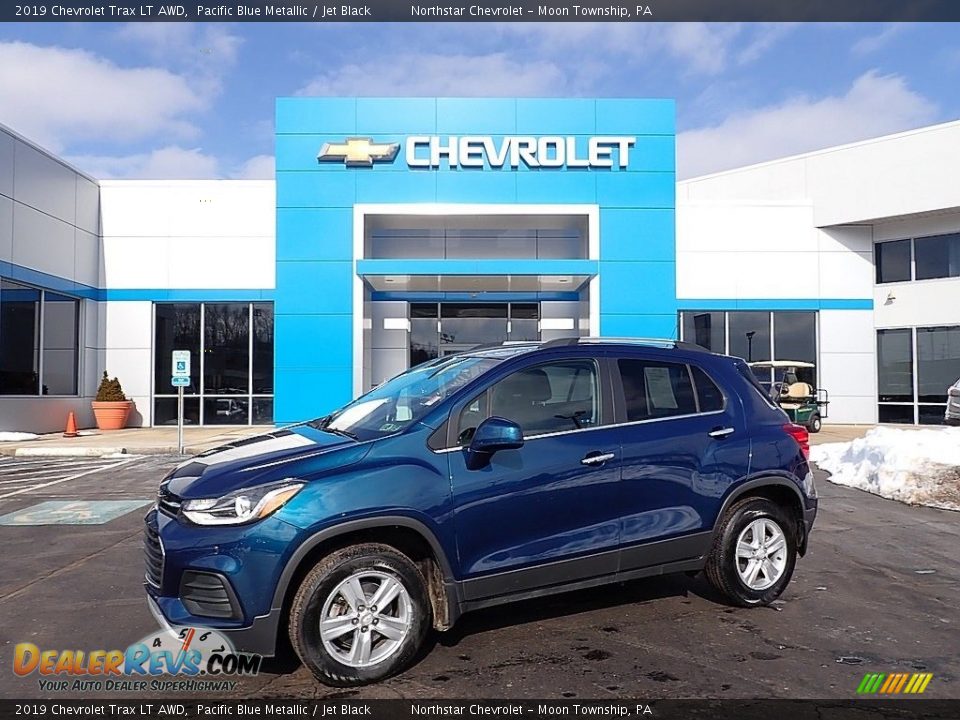 2019 Chevrolet Trax LT AWD Pacific Blue Metallic / Jet Black Photo #1