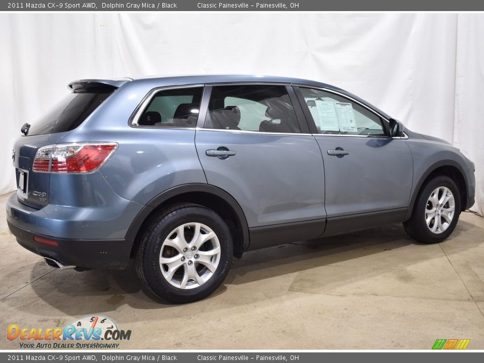 2011 Mazda CX-9 Sport AWD Dolphin Gray Mica / Black Photo #5