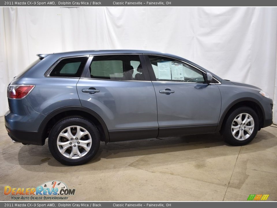 2011 Mazda CX-9 Sport AWD Dolphin Gray Mica / Black Photo #6