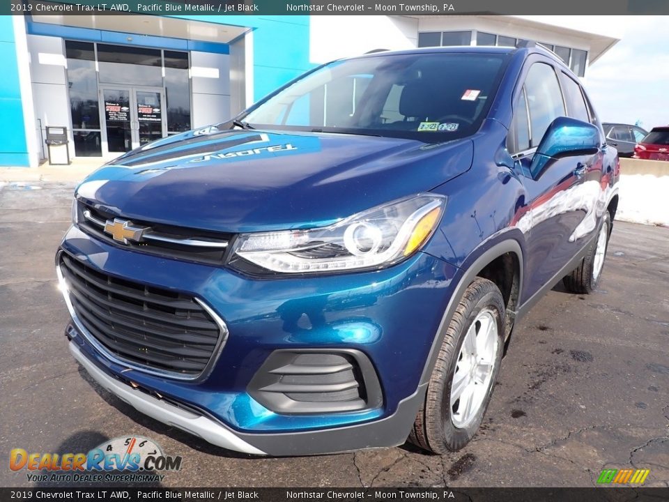 2019 Chevrolet Trax LT AWD Pacific Blue Metallic / Jet Black Photo #2