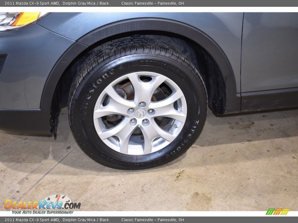 2011 Mazda CX-9 Sport AWD Dolphin Gray Mica / Black Photo #7