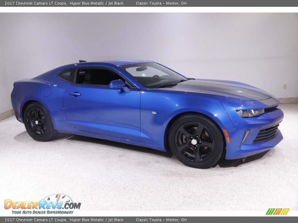 2017 Chevrolet Camaro LT Coupe Hyper Blue Metallic / Jet Black Photo #1