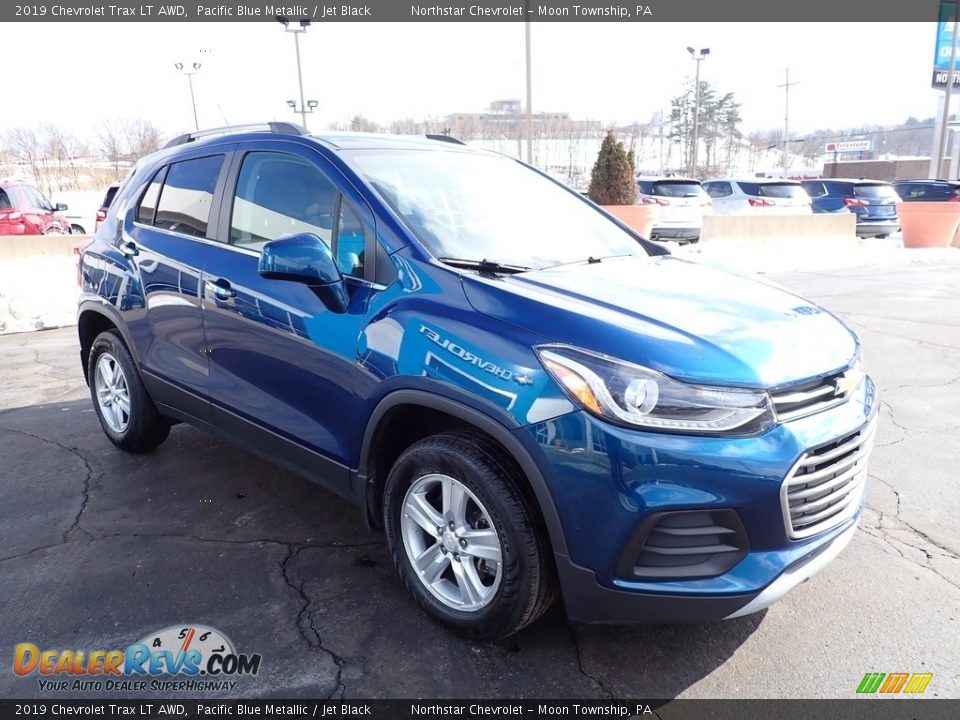 2019 Chevrolet Trax LT AWD Pacific Blue Metallic / Jet Black Photo #11