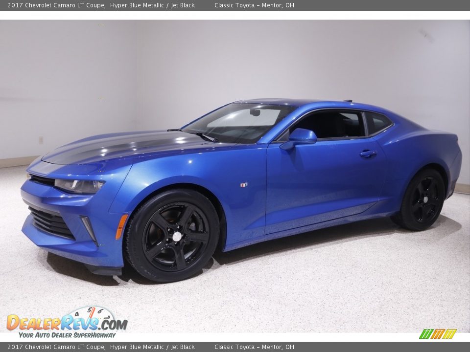 2017 Chevrolet Camaro LT Coupe Hyper Blue Metallic / Jet Black Photo #3