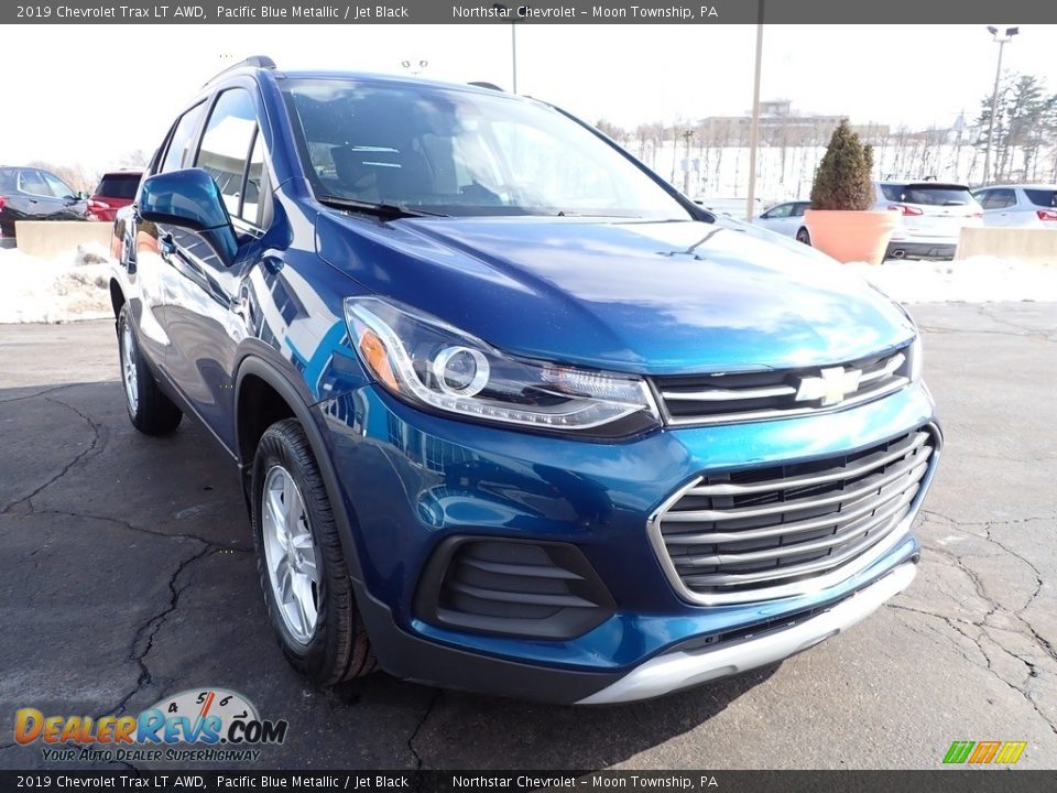 2019 Chevrolet Trax LT AWD Pacific Blue Metallic / Jet Black Photo #12