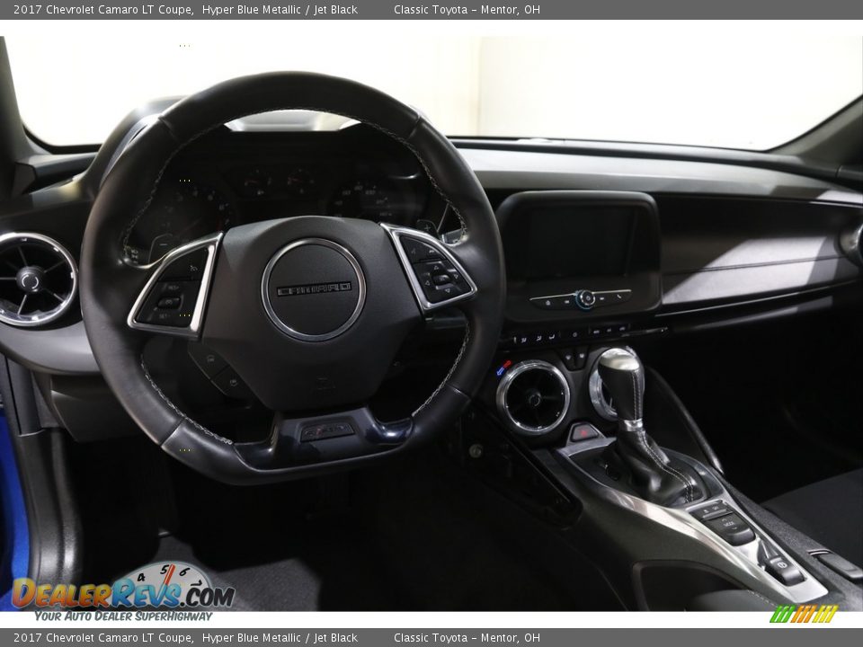 2017 Chevrolet Camaro LT Coupe Hyper Blue Metallic / Jet Black Photo #6