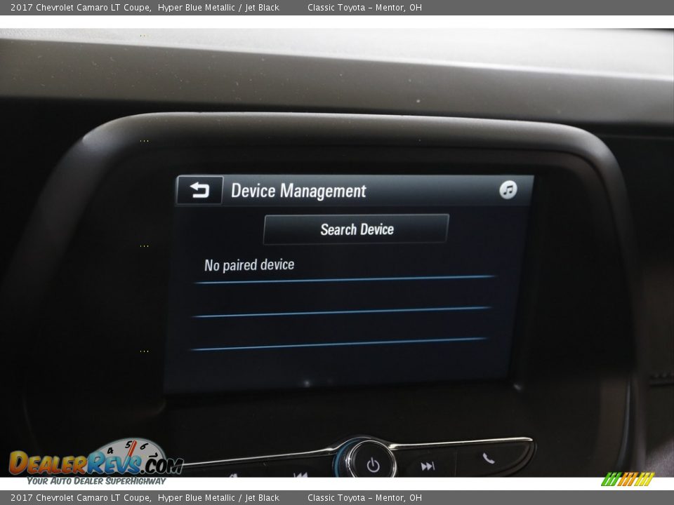 2017 Chevrolet Camaro LT Coupe Hyper Blue Metallic / Jet Black Photo #11