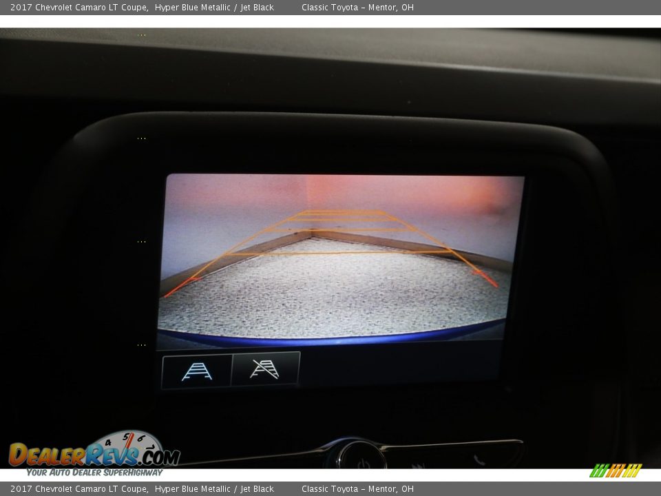 2017 Chevrolet Camaro LT Coupe Hyper Blue Metallic / Jet Black Photo #12