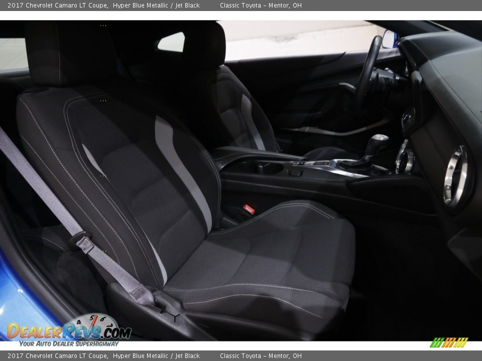 2017 Chevrolet Camaro LT Coupe Hyper Blue Metallic / Jet Black Photo #14