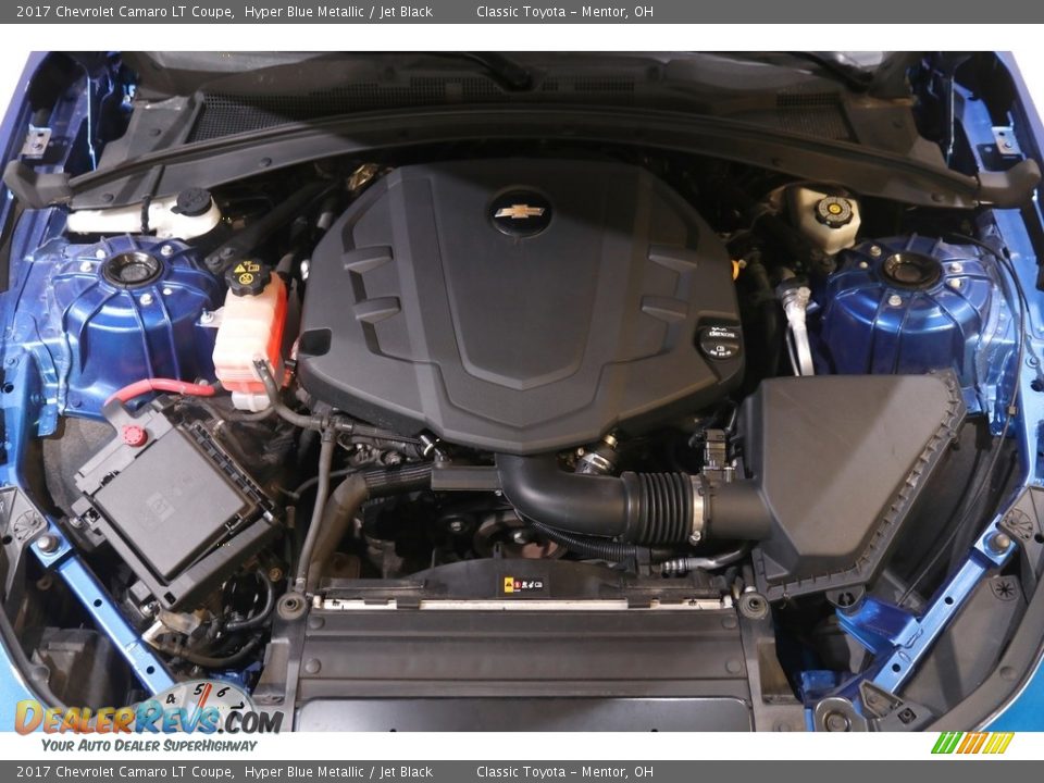 2017 Chevrolet Camaro LT Coupe Hyper Blue Metallic / Jet Black Photo #18