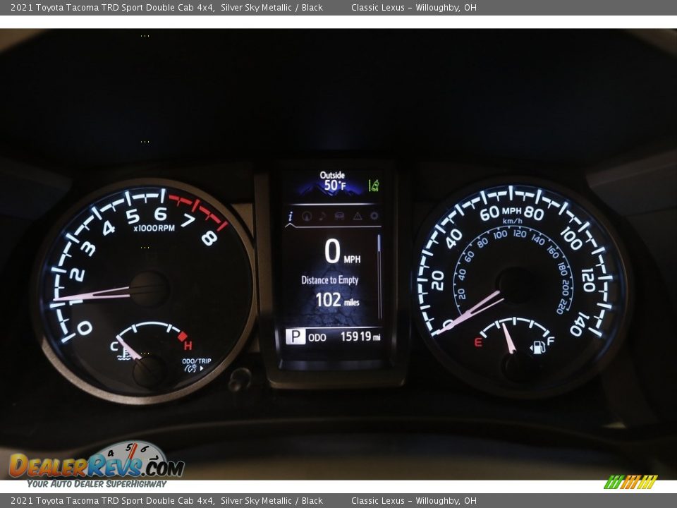 2021 Toyota Tacoma TRD Sport Double Cab 4x4 Gauges Photo #8