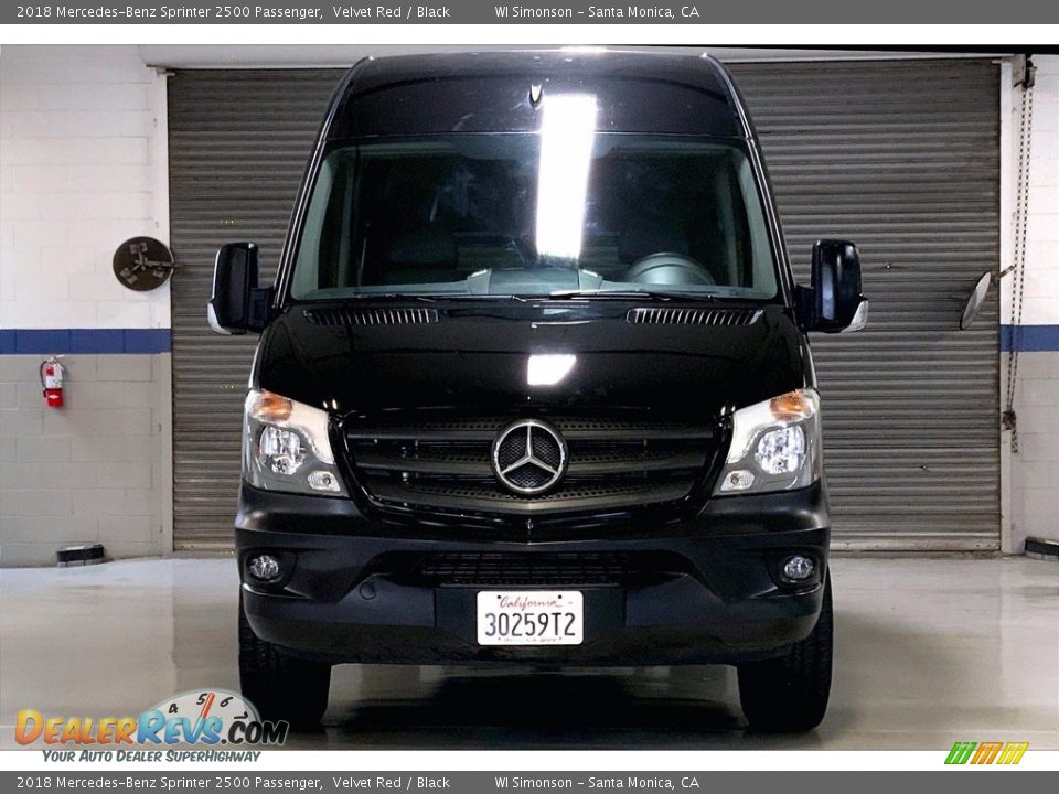 2018 Mercedes-Benz Sprinter 2500 Passenger Velvet Red / Black Photo #2