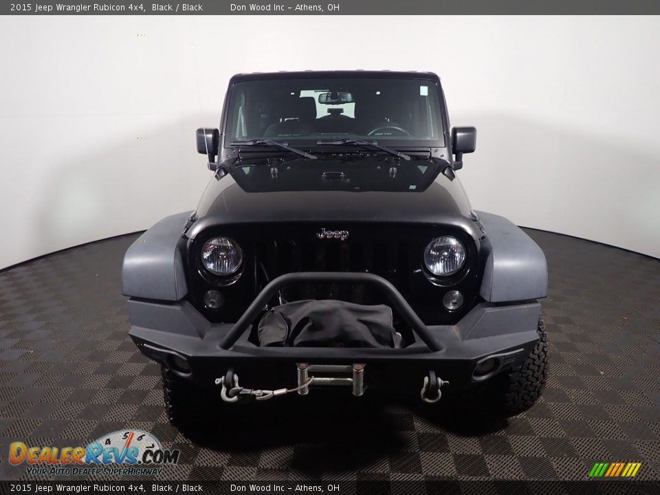 2015 Jeep Wrangler Rubicon 4x4 Black / Black Photo #5