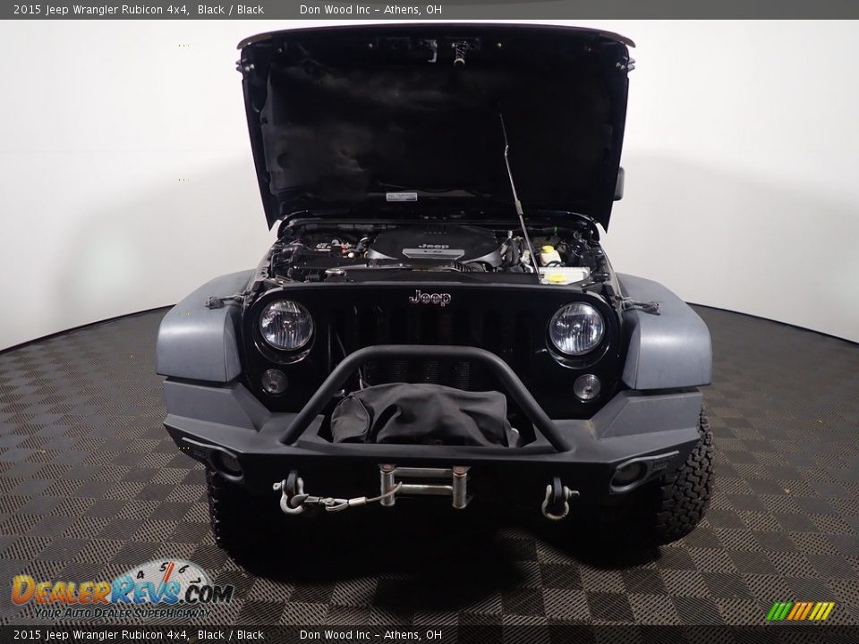 2015 Jeep Wrangler Rubicon 4x4 Black / Black Photo #6