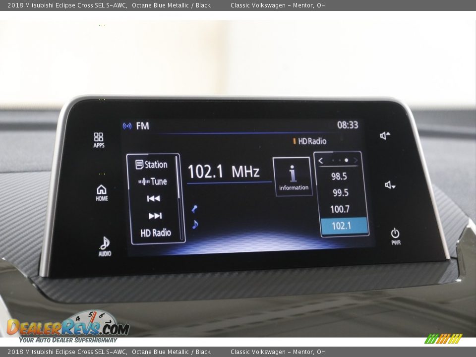 2018 Mitsubishi Eclipse Cross SEL S-AWC Octane Blue Metallic / Black Photo #10