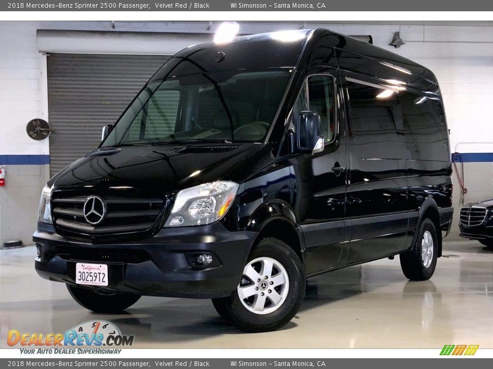 2018 Mercedes-Benz Sprinter 2500 Passenger Velvet Red / Black Photo #12