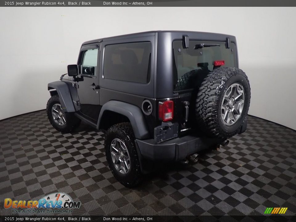2015 Jeep Wrangler Rubicon 4x4 Black / Black Photo #11