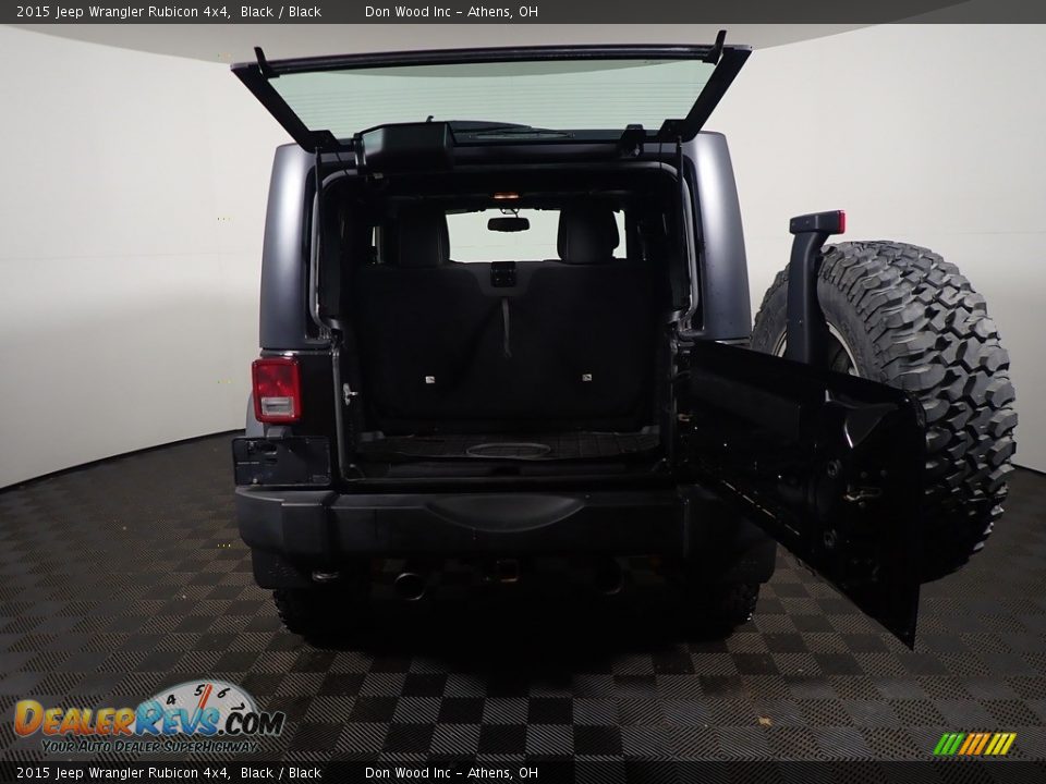 2015 Jeep Wrangler Rubicon 4x4 Black / Black Photo #14