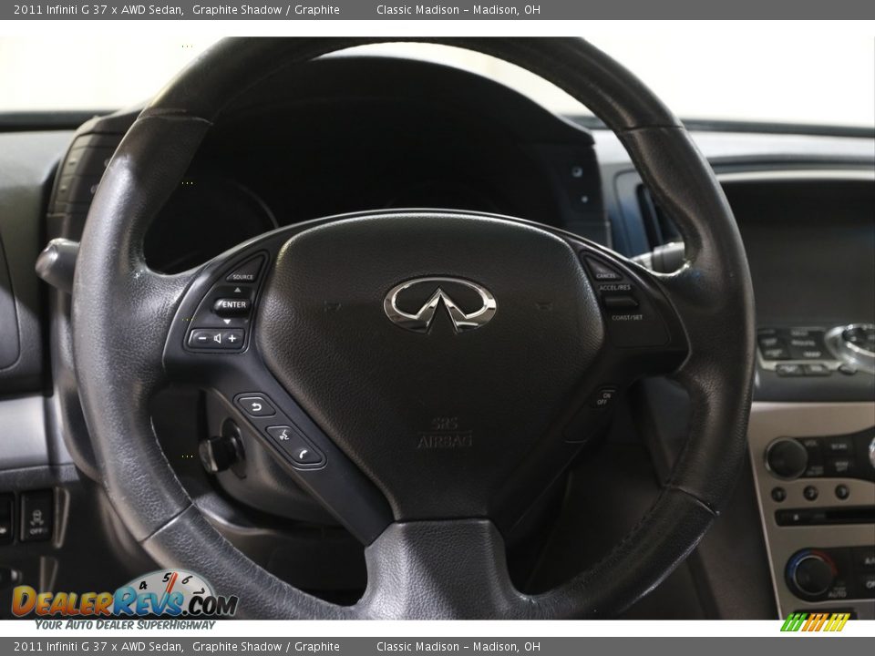 2011 Infiniti G 37 x AWD Sedan Graphite Shadow / Graphite Photo #7