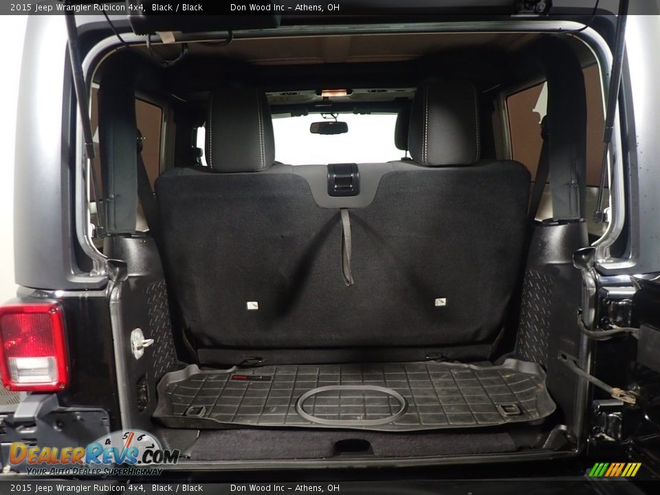 2015 Jeep Wrangler Rubicon 4x4 Black / Black Photo #15