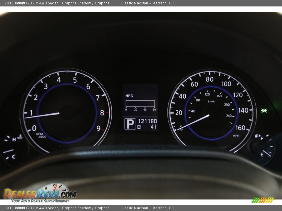 2011 Infiniti G 37 x AWD Sedan Graphite Shadow / Graphite Photo #8