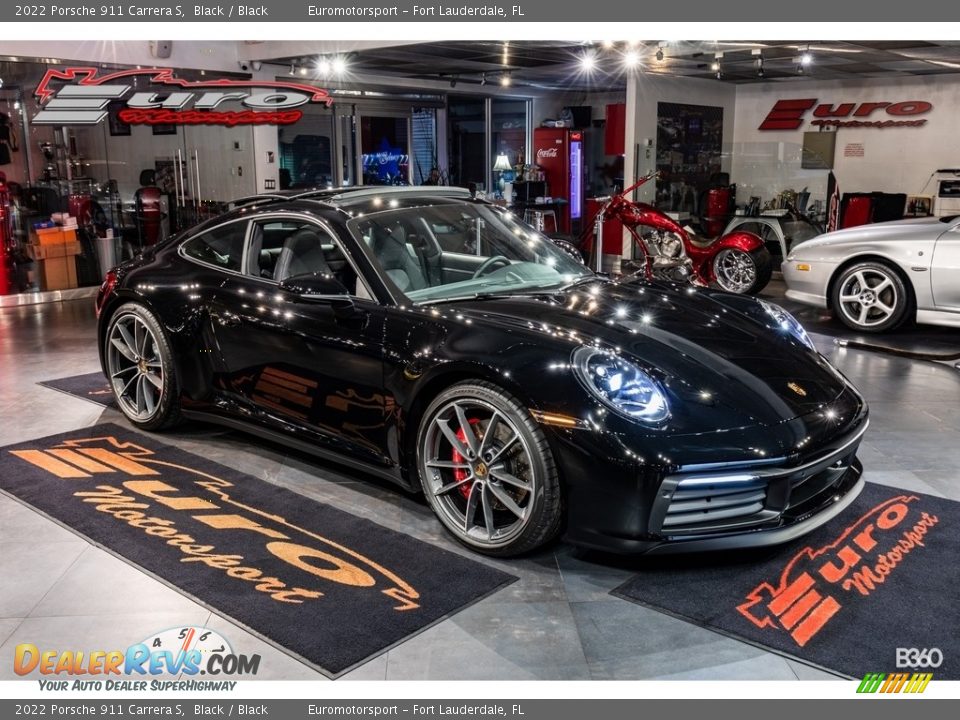 Black 2022 Porsche 911 Carrera S Photo #1