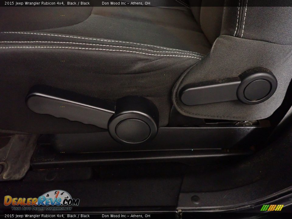 2015 Jeep Wrangler Rubicon 4x4 Black / Black Photo #22