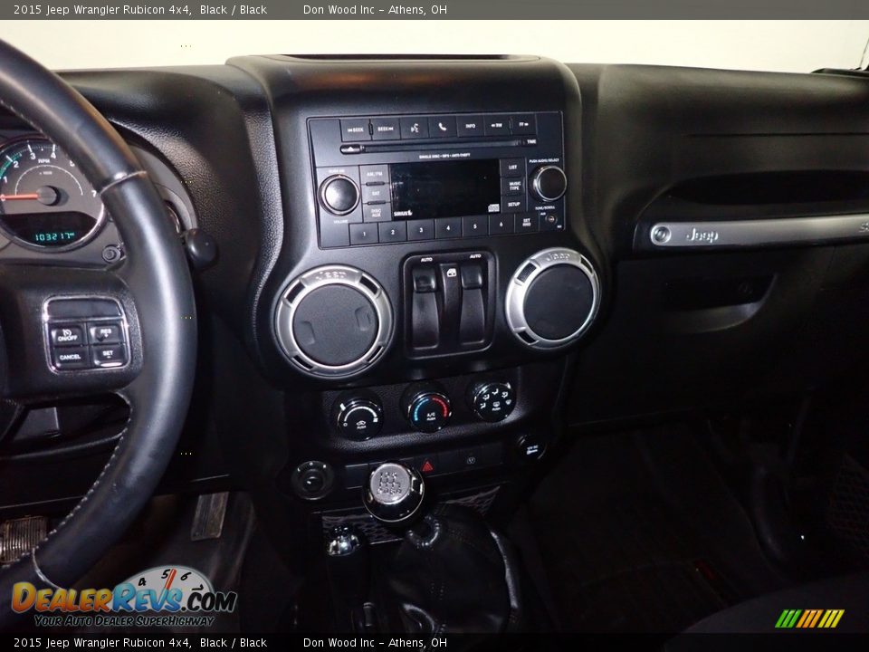 2015 Jeep Wrangler Rubicon 4x4 Black / Black Photo #24