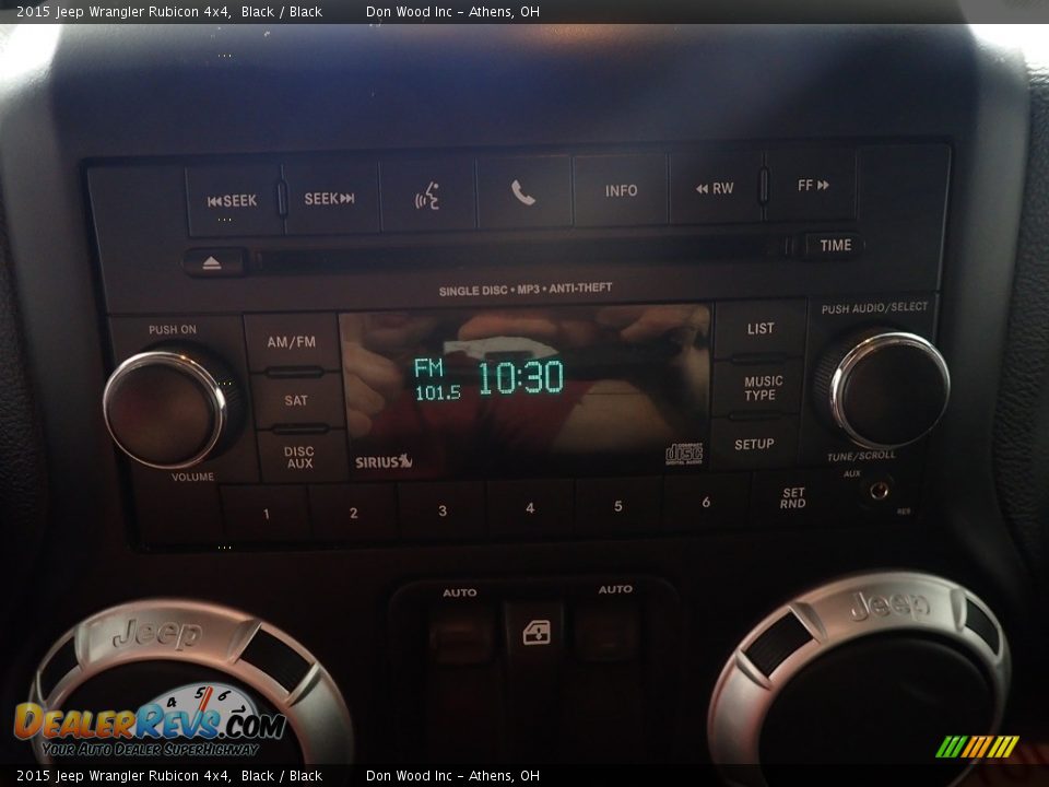 2015 Jeep Wrangler Rubicon 4x4 Black / Black Photo #25