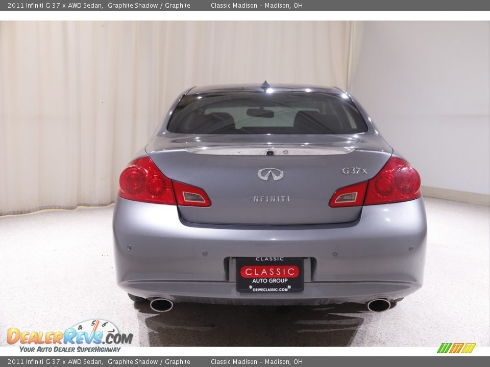 2011 Infiniti G 37 x AWD Sedan Graphite Shadow / Graphite Photo #19