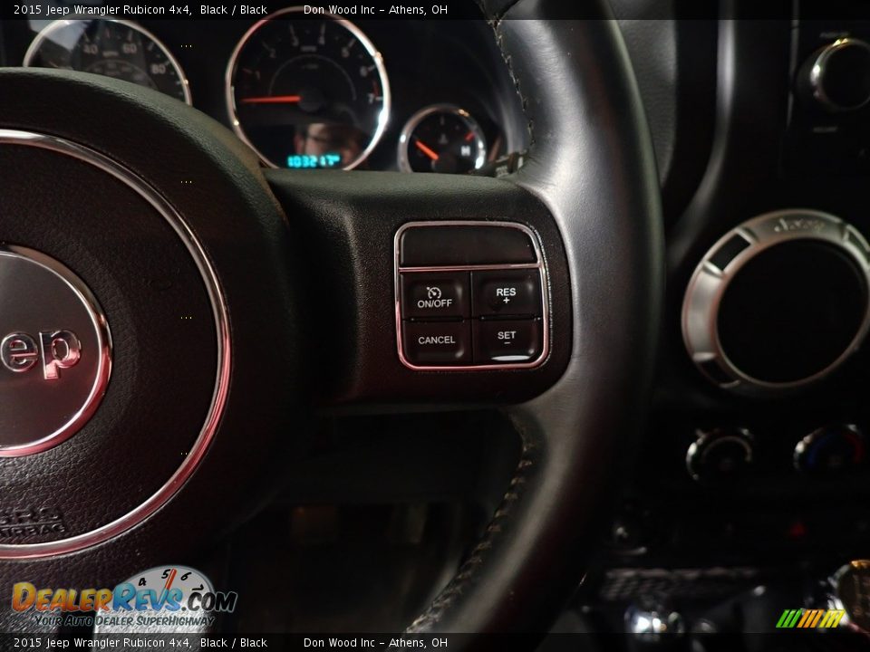 2015 Jeep Wrangler Rubicon 4x4 Black / Black Photo #29