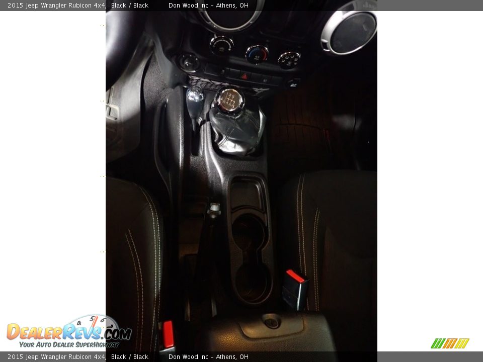 2015 Jeep Wrangler Rubicon 4x4 Black / Black Photo #31