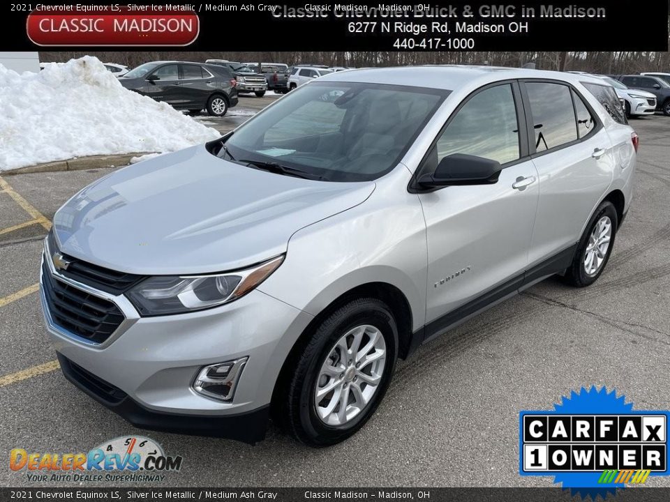 2021 Chevrolet Equinox LS Silver Ice Metallic / Medium Ash Gray Photo #1