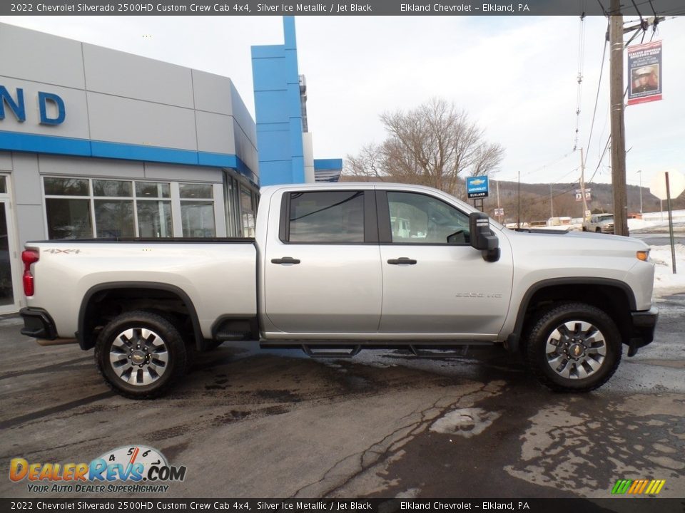 Silver Ice Metallic 2022 Chevrolet Silverado 2500HD Custom Crew Cab 4x4 Photo #5