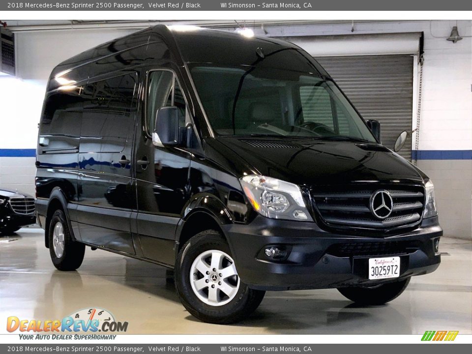 2018 Mercedes-Benz Sprinter 2500 Passenger Velvet Red / Black Photo #33