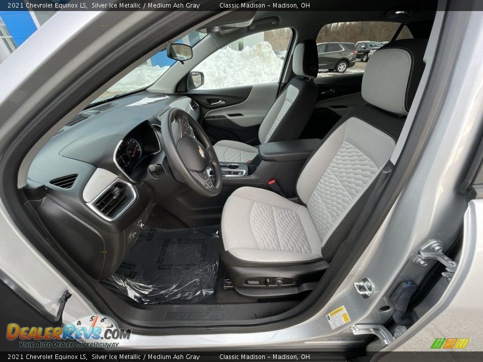Medium Ash Gray Interior - 2021 Chevrolet Equinox LS Photo #7