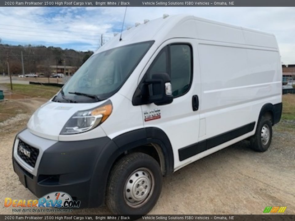 2020 Ram ProMaster 1500 High Roof Cargo Van Bright White / Black Photo #1