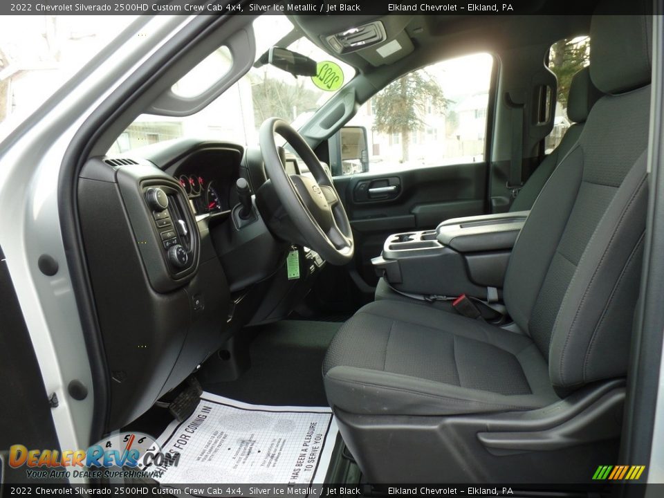 Jet Black Interior - 2022 Chevrolet Silverado 2500HD Custom Crew Cab 4x4 Photo #18