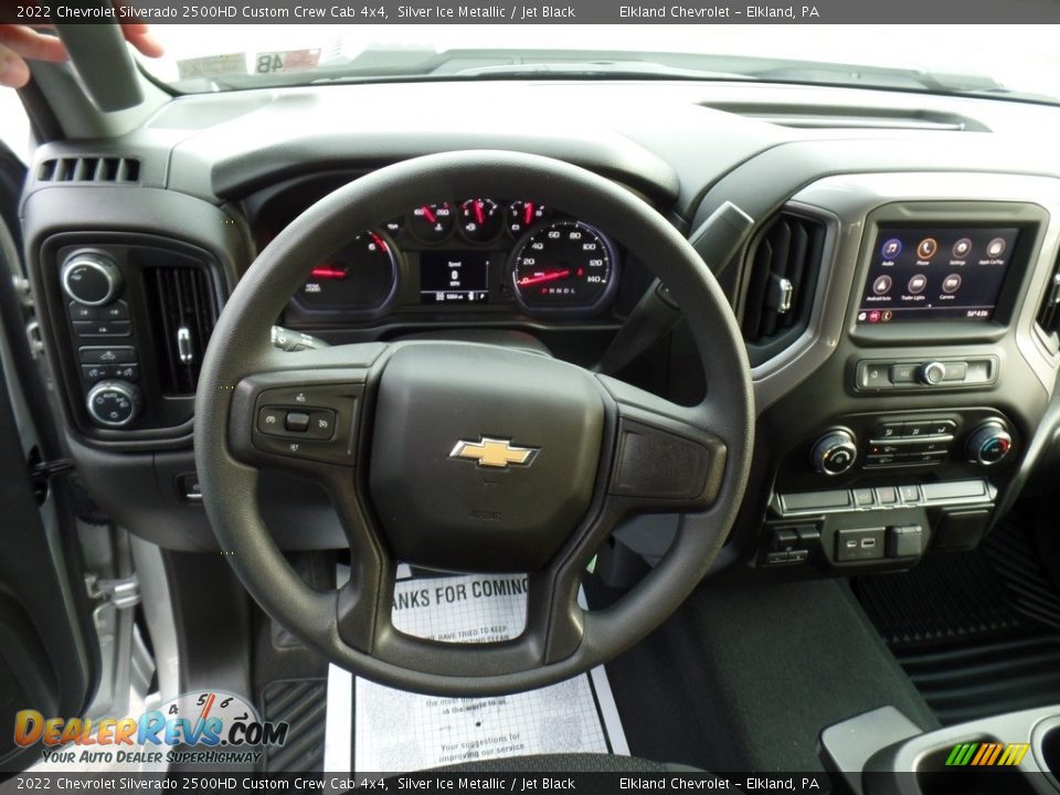 Dashboard of 2022 Chevrolet Silverado 2500HD Custom Crew Cab 4x4 Photo #21